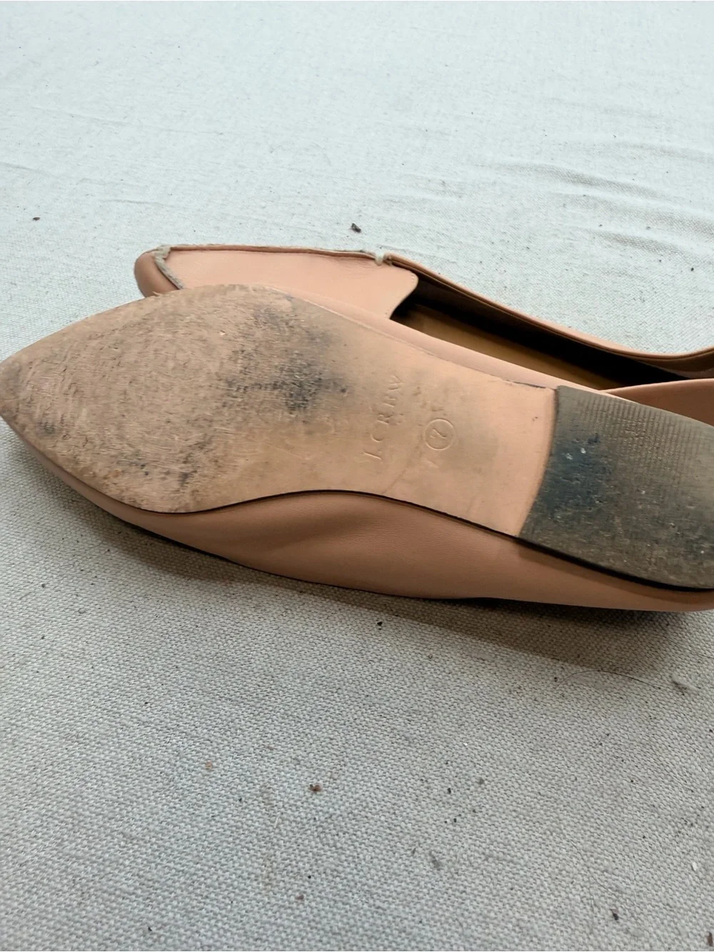 J. Crew Edie Leather Flat